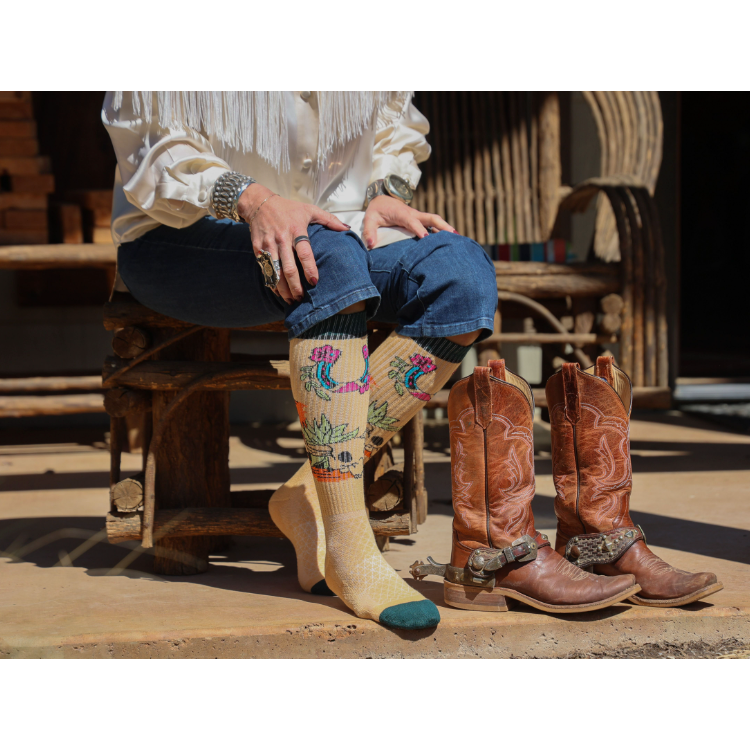 Bad Cowgirl Co. Dead Heat Performance Boot Socks