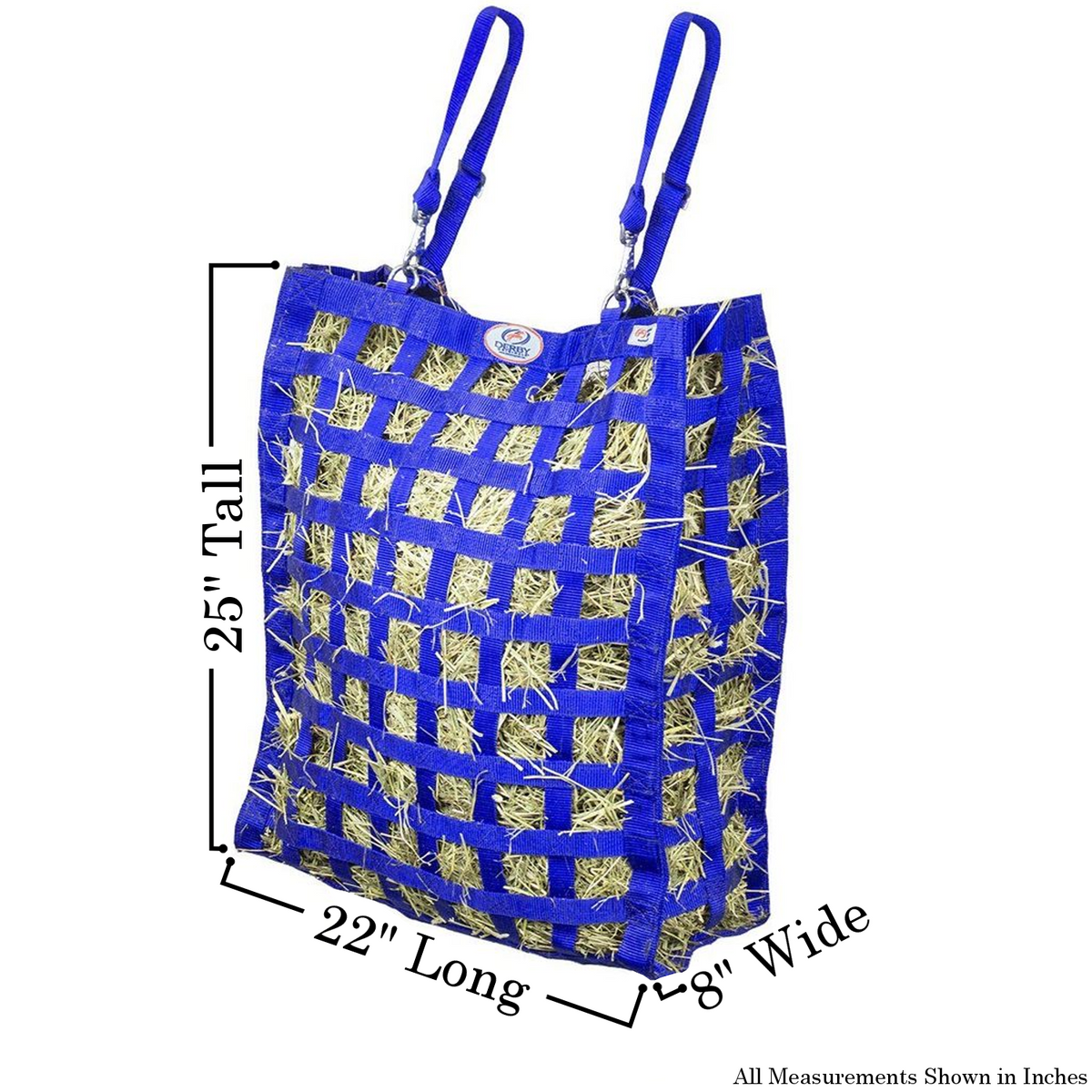 Superior 4-Sided Slow Feeder Horse Hay Bag – 1.75" Square Openings – Restricted Slow Feed – 1-Year Warranty | Patented Design